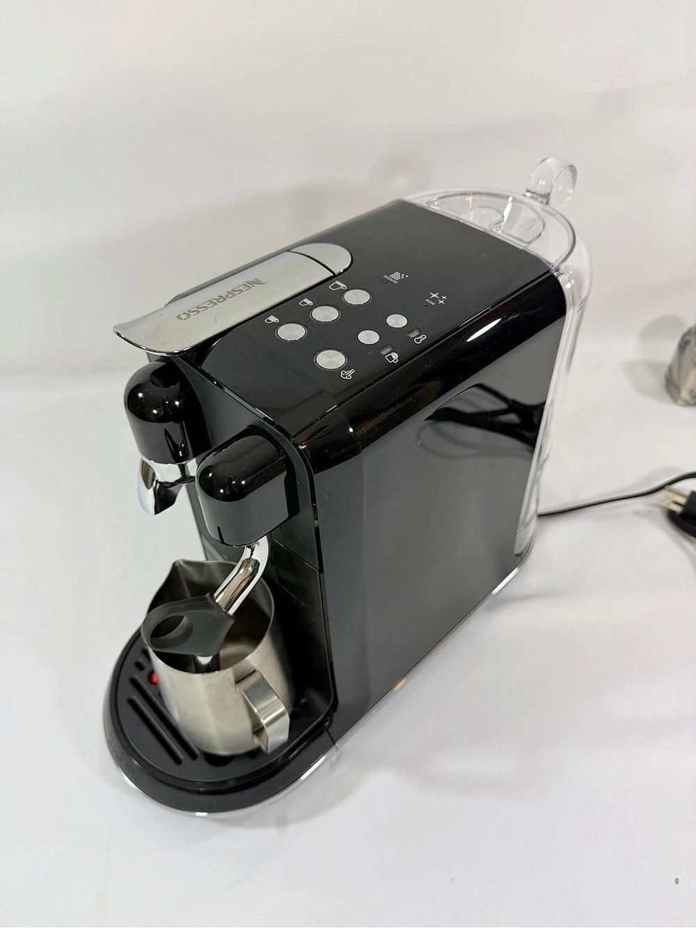 Breville Creatista Uno Black Espresso Machine with Milk Pitcher